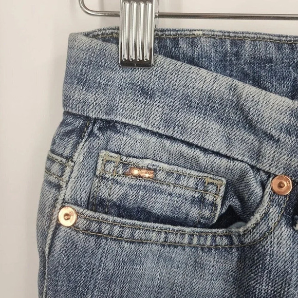 Joe's Jeans Women's Distressed Stardust Flair Houston Wash Size 24 - Picture 2 of 12